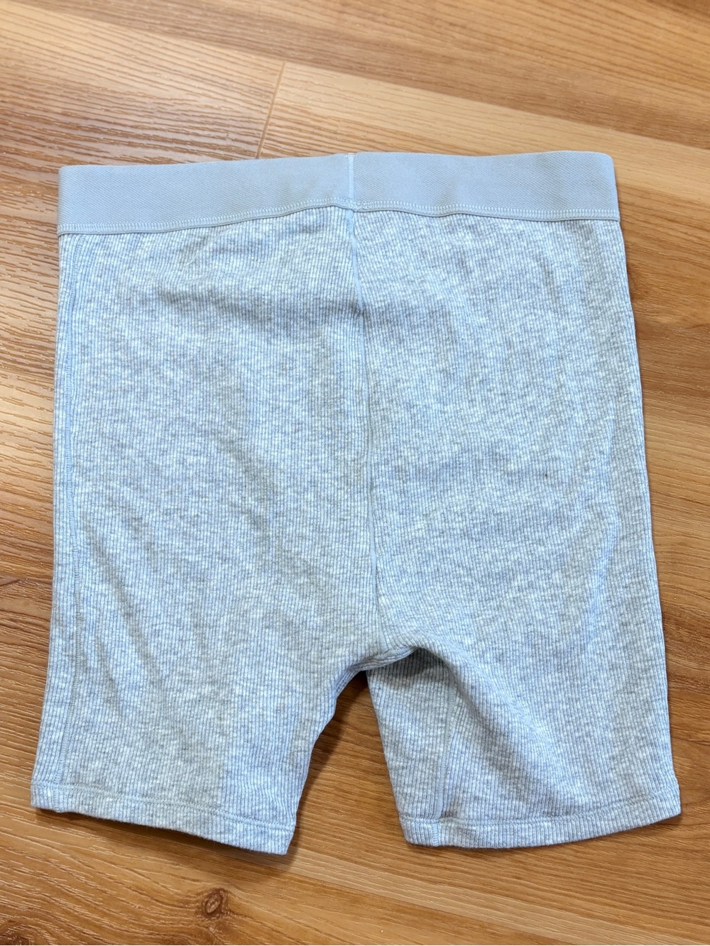SKIMS Cotton Rib Boxers 🤍 Light Heather Gray | M | NWT - Picture 5 of 7